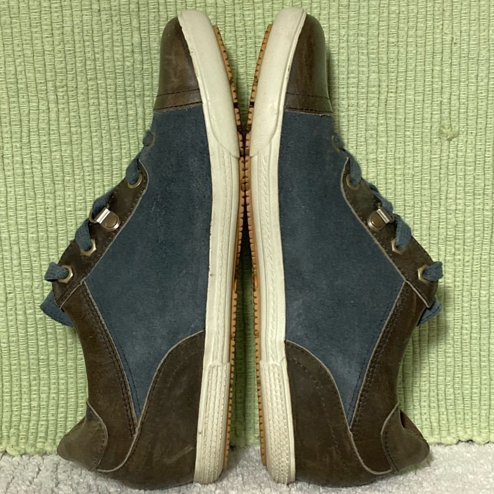 Timberland Earthkeepers Womens Blue/Brown Leather Lace Up Casual Shoes SZ US 8W - Picture 7 of 11